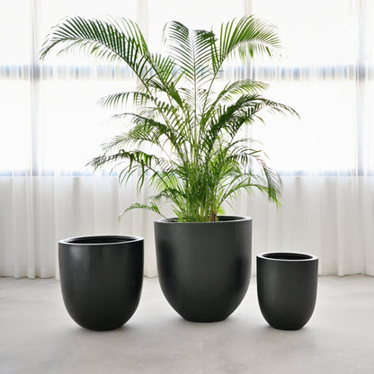 Bullet Concrete Pot - Black