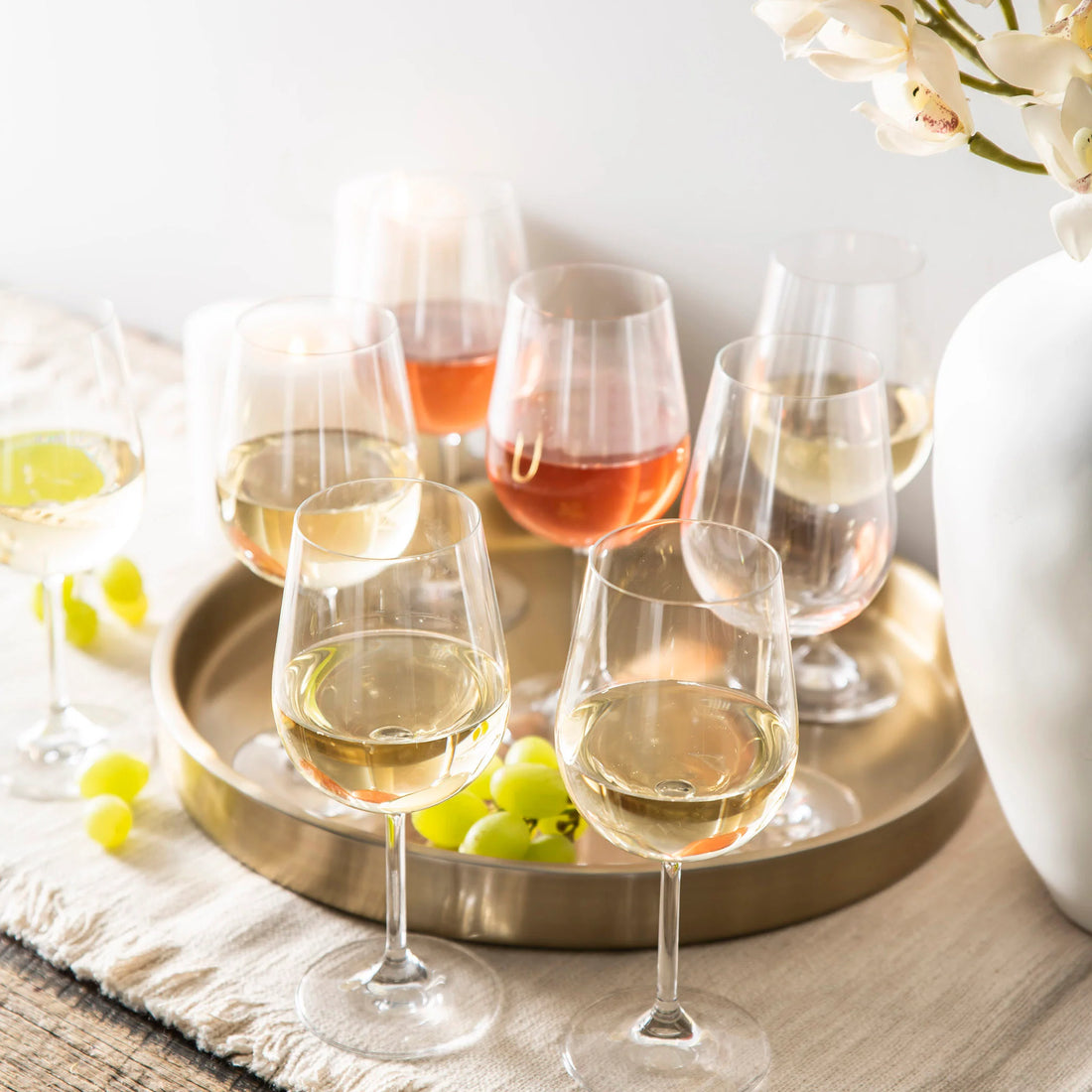 Rona Bin 68 Set of 8 White Wine Glasses 440ml