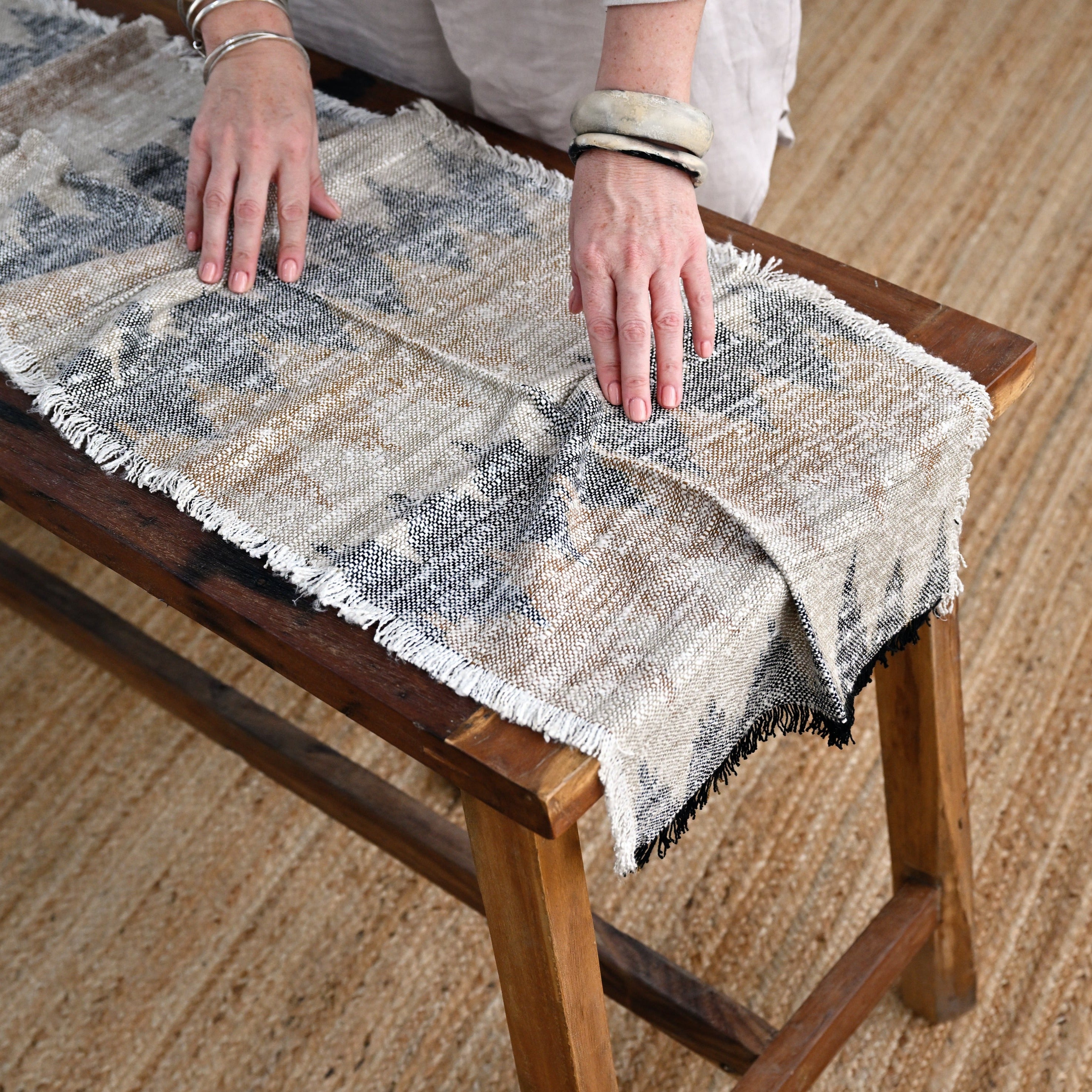 Ananya Handloomed Table Runner