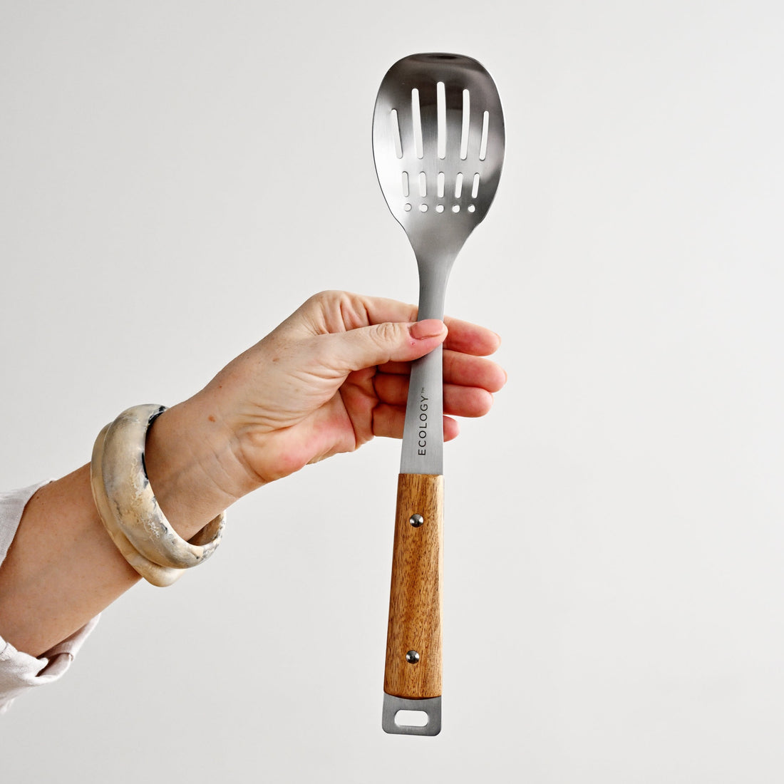 Acacia Provisions Slotted Spoon