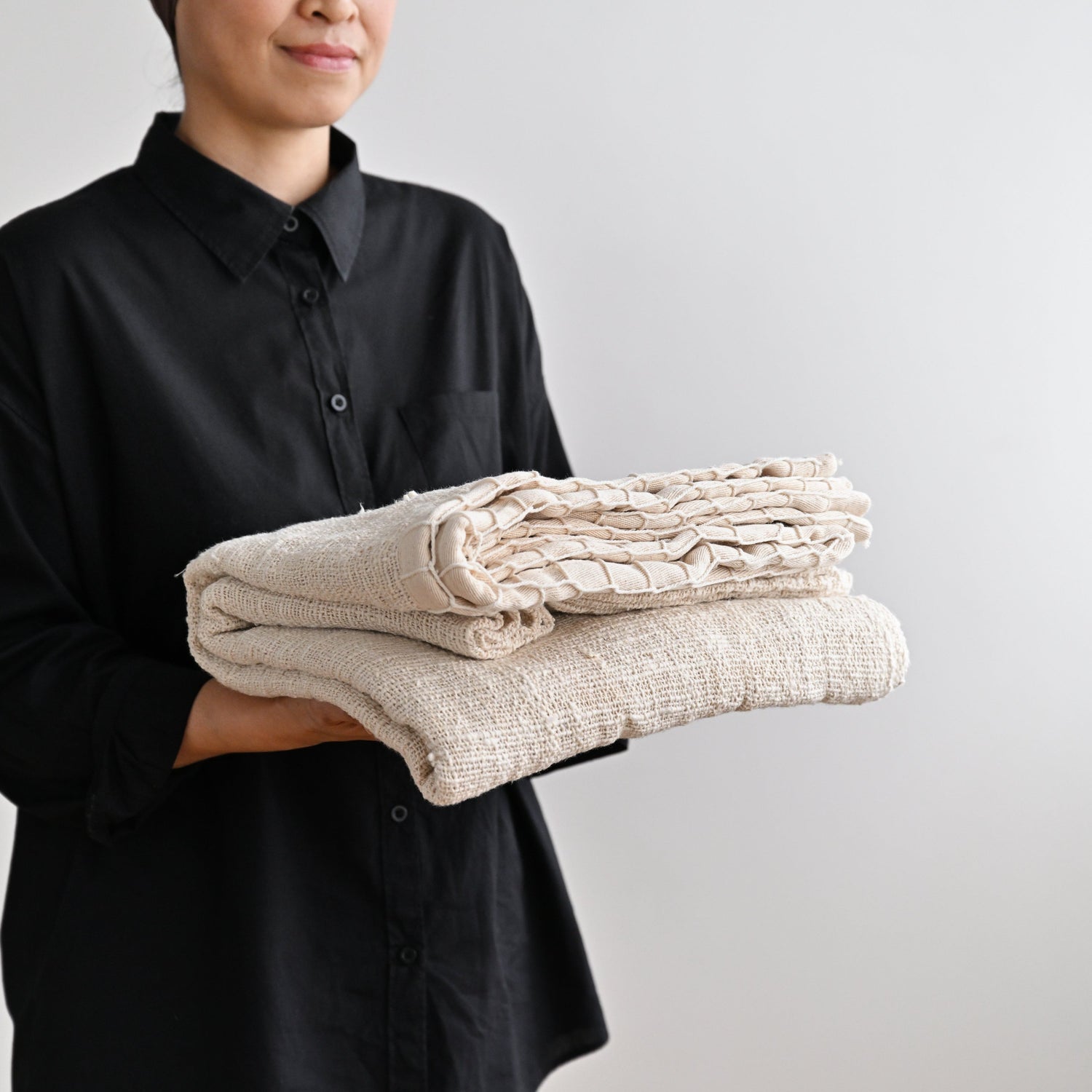 Raw Cotton Throw