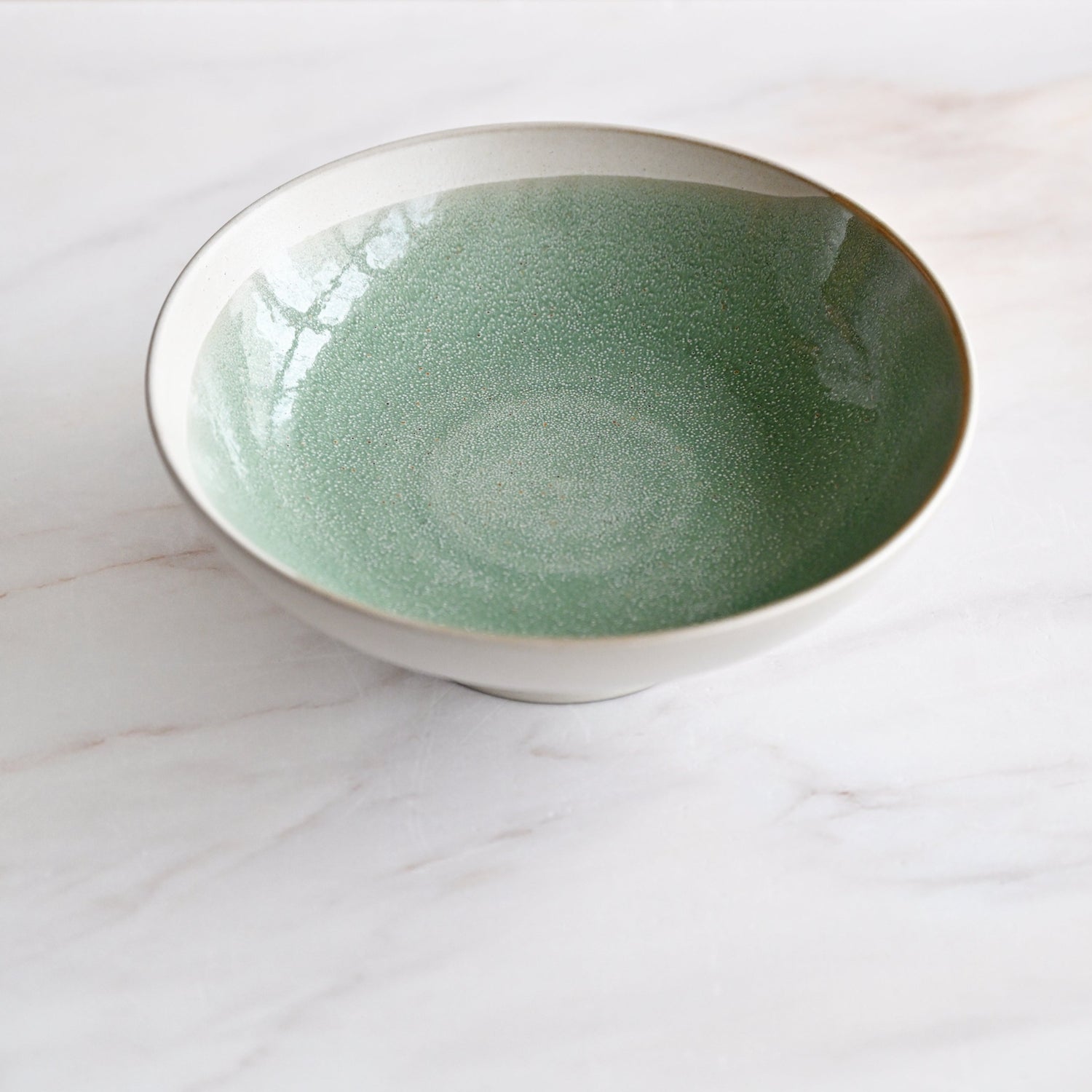 Galet Footed Bowl - Sage
