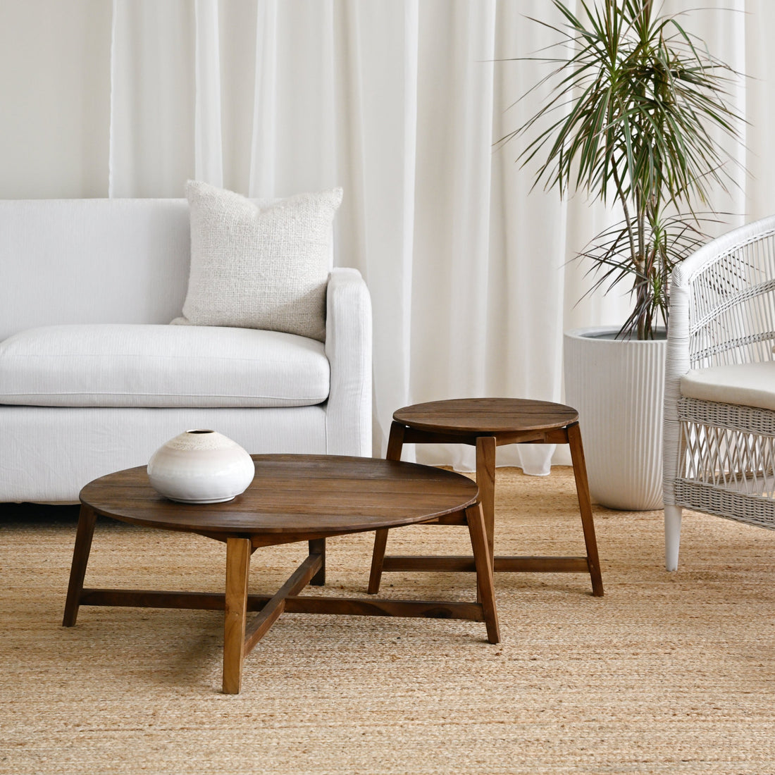 Milou Teak Coffee Table - Natural