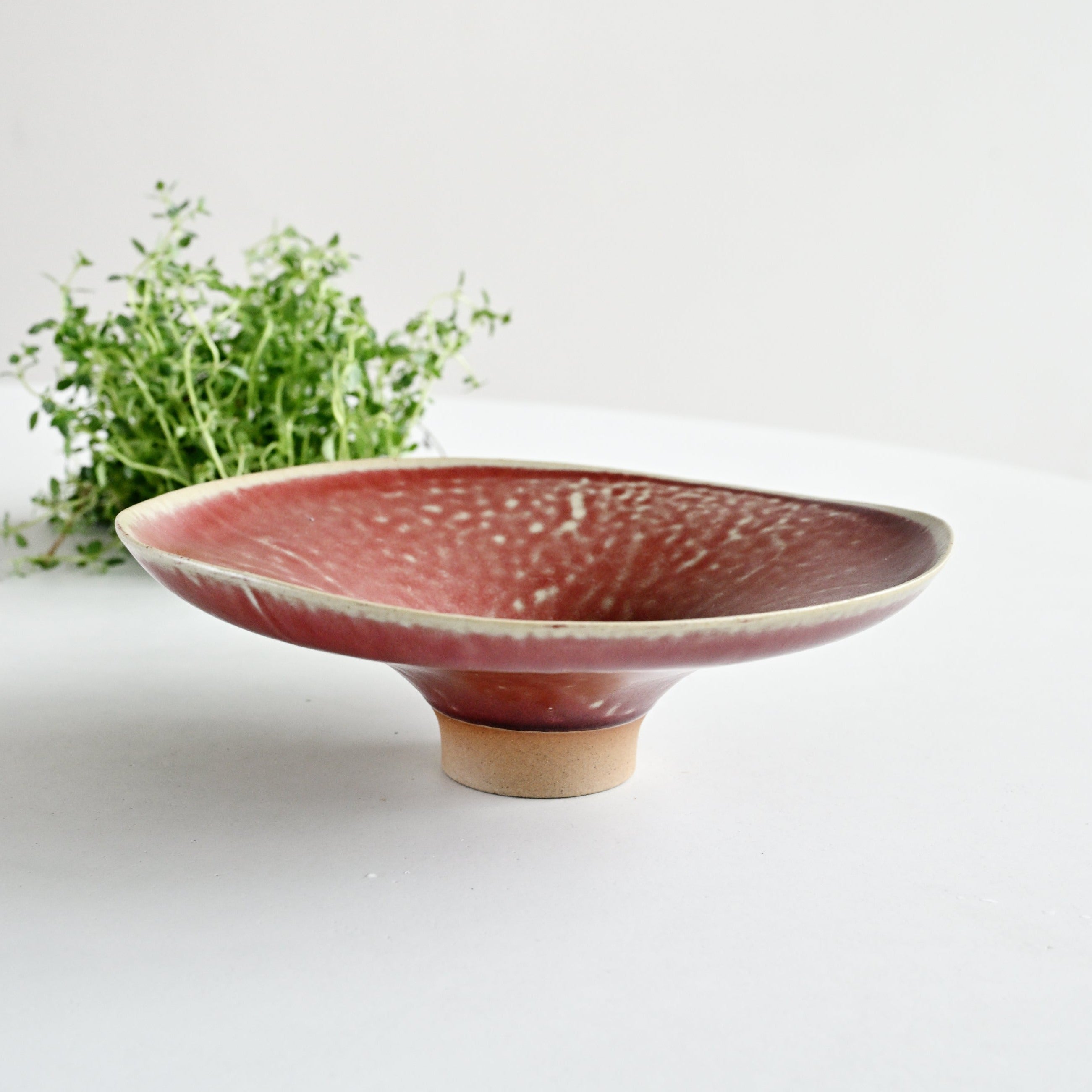 Rosewood High Leg Fruit Plate