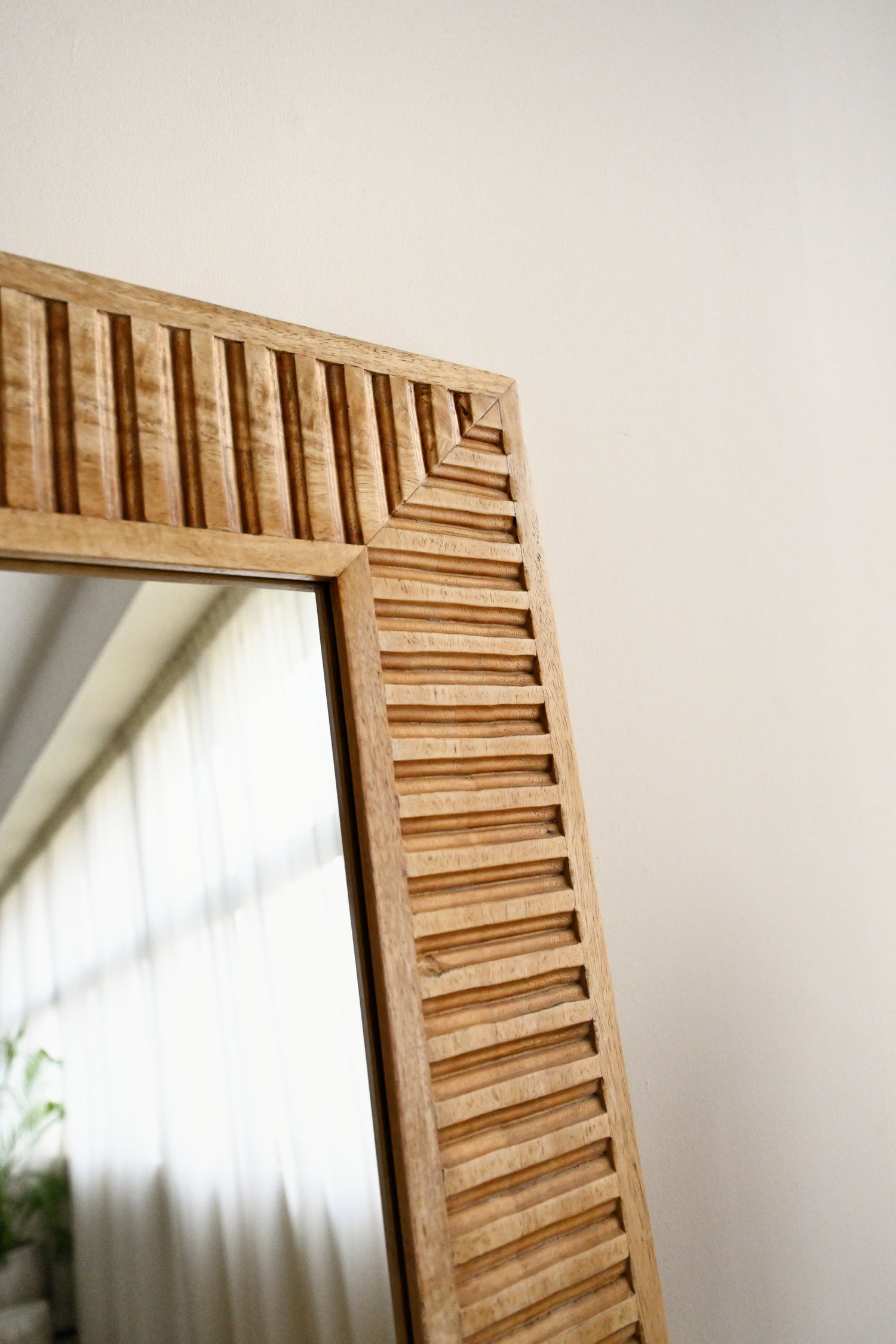 Kediri Standing Mirror 180cm x 80cm - Natural