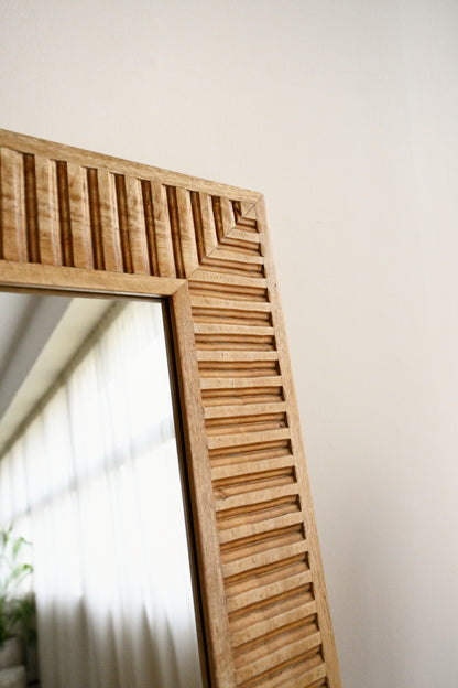 Kediri Standing Mirror 180cm x 80cm - Natural