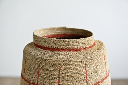 Zouk Woven Baskets with Verticle Lines