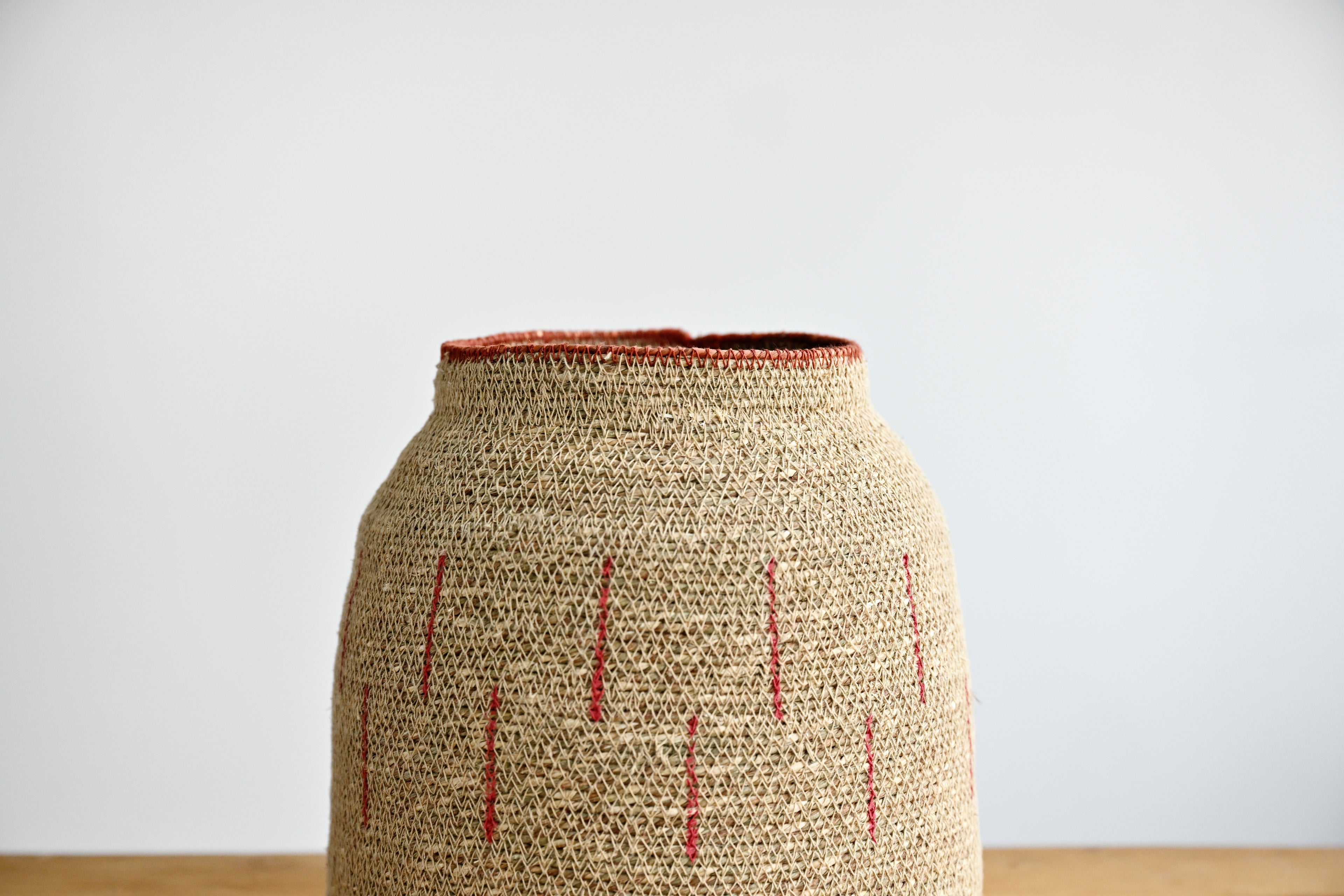 Zouk Woven Baskets with Verticle Lines