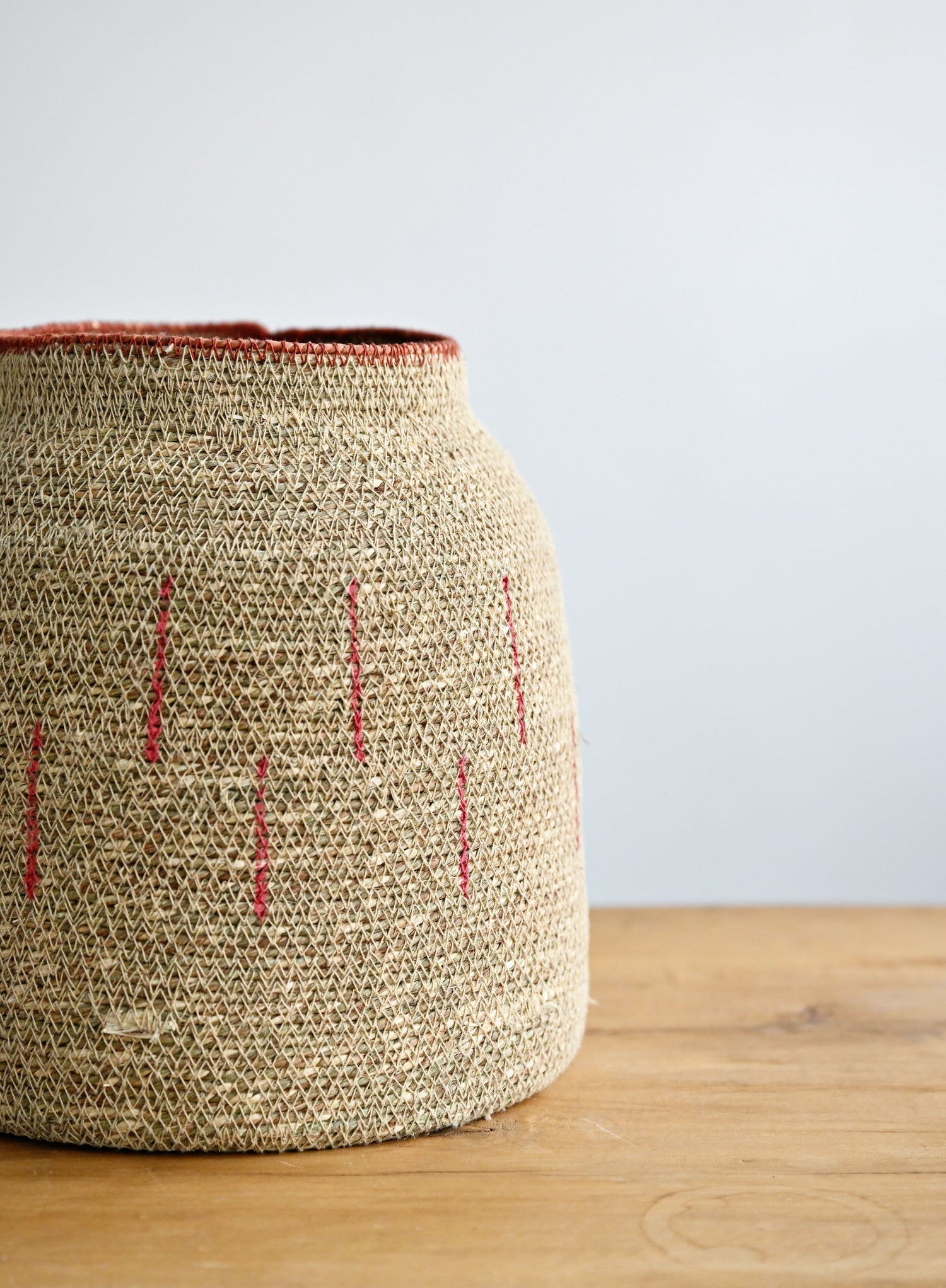 Zouk Woven Baskets with Verticle Lines