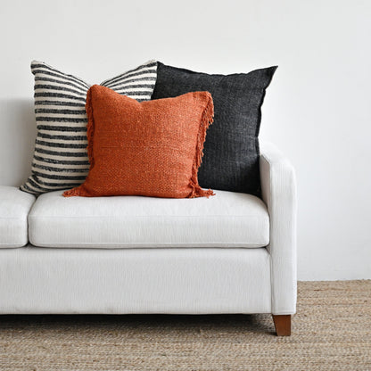 Ahaan Burnt Orange Cushion Cover