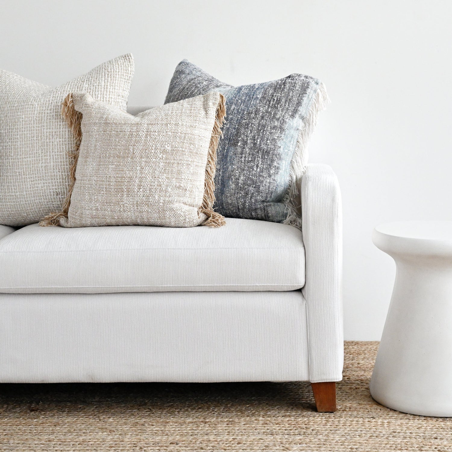 Navya Cream Cushion Cover