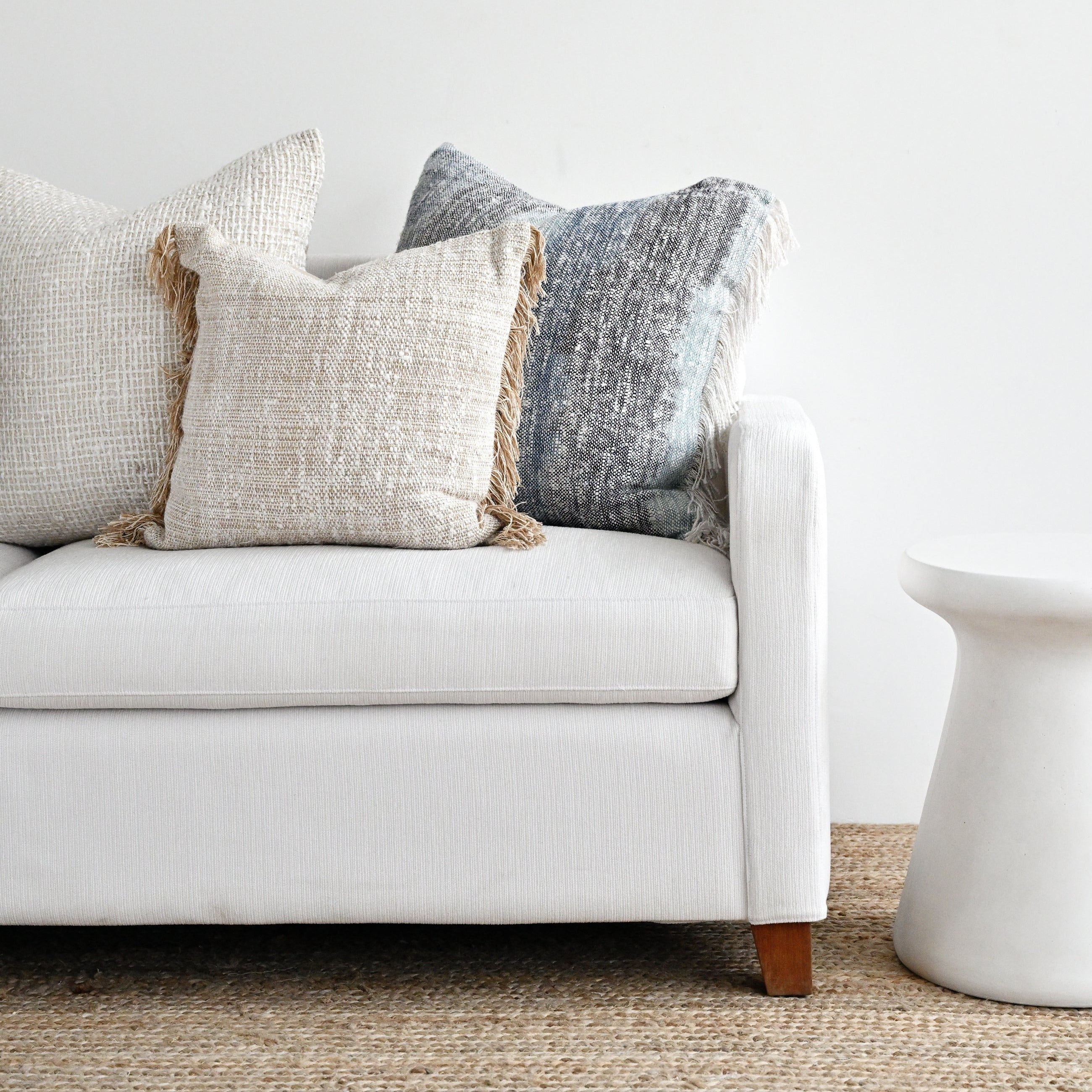 Navya Cream Cushion Cover