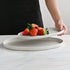 Domus Oval Platters Ecru (Set of 2)