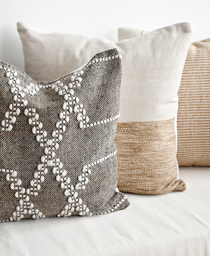 Embroidered Indoor Outdoor Handwoven Cushion 