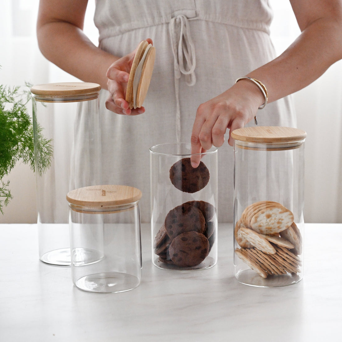 Pantry Round Canisters - Set of 4