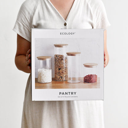 Pantry Round Canisters - Set of 4