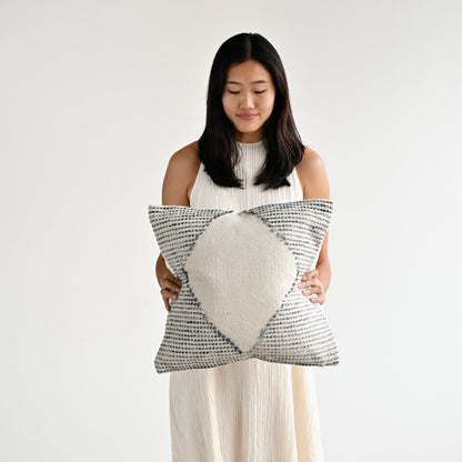 Diamond Indoor Outdoor Handwoven Cushion