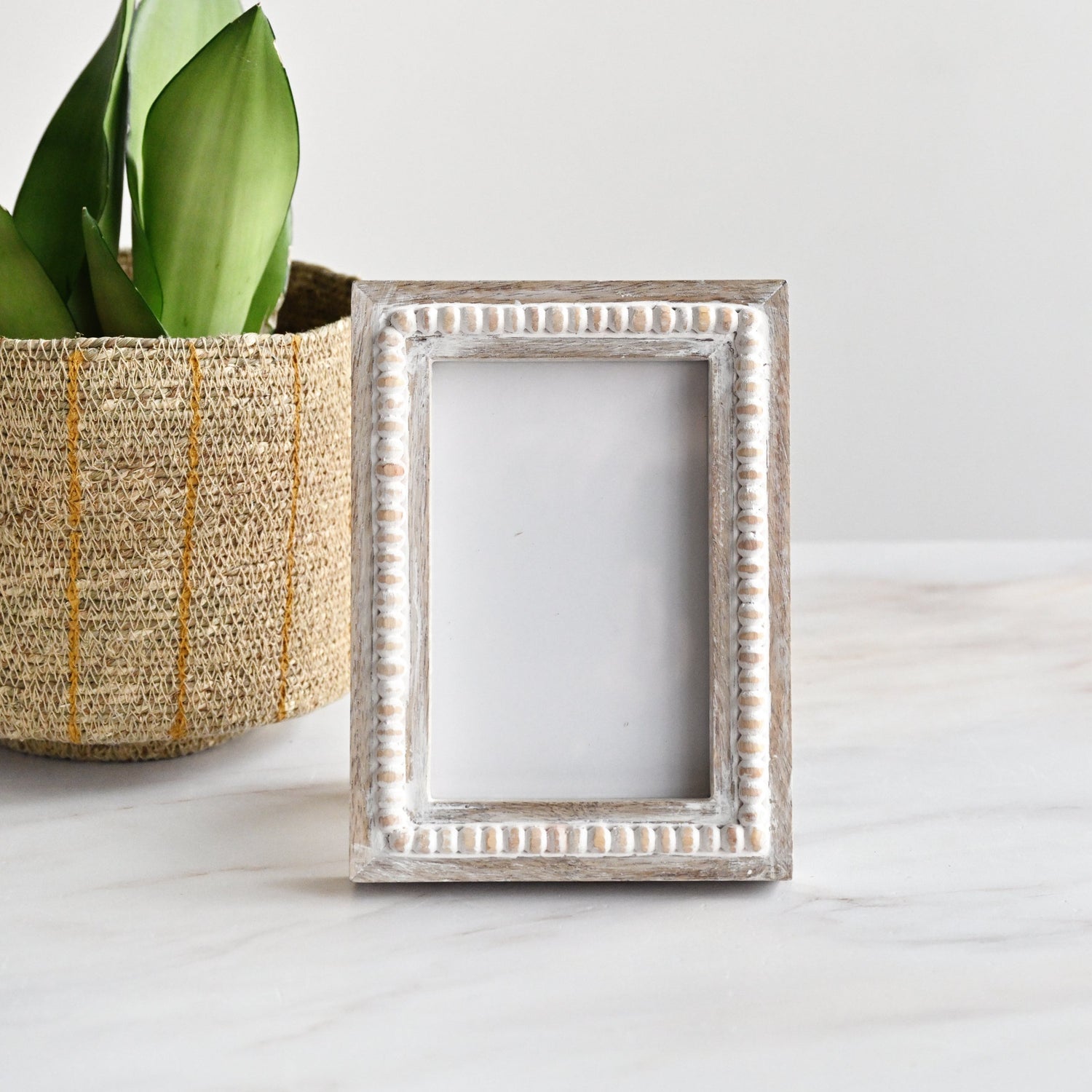 Varanasi White Washed Photo Frame