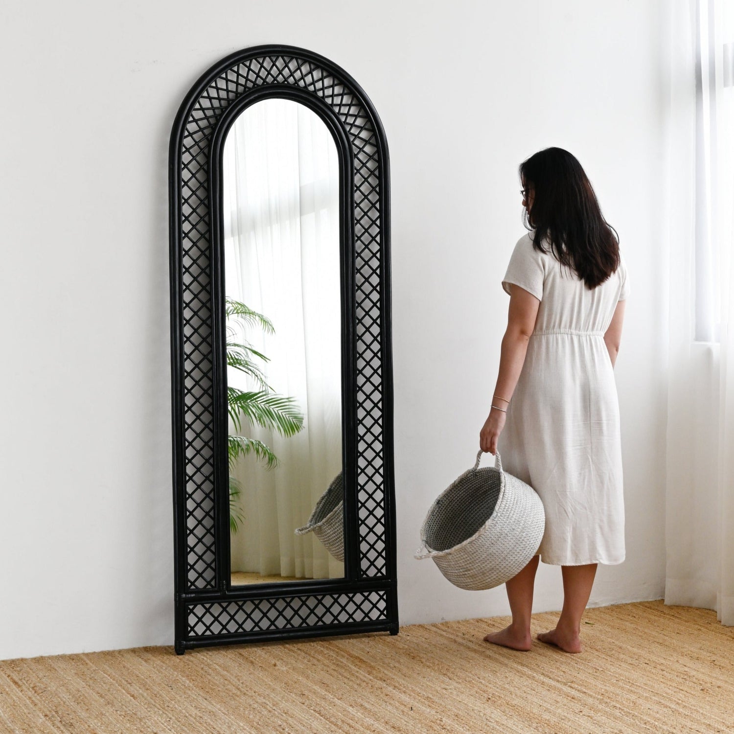 Bahama Rattan Mirror