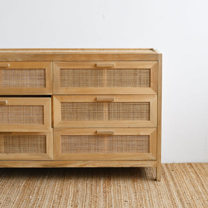 Sunshine 6 Drawer Dresser