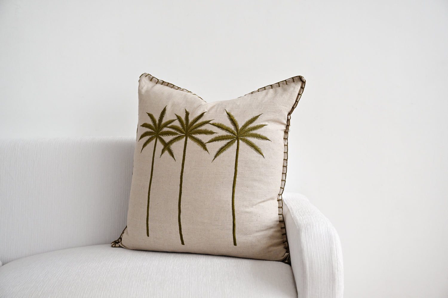 Lillian Palm Tree Cushion 55cm x 55cm
