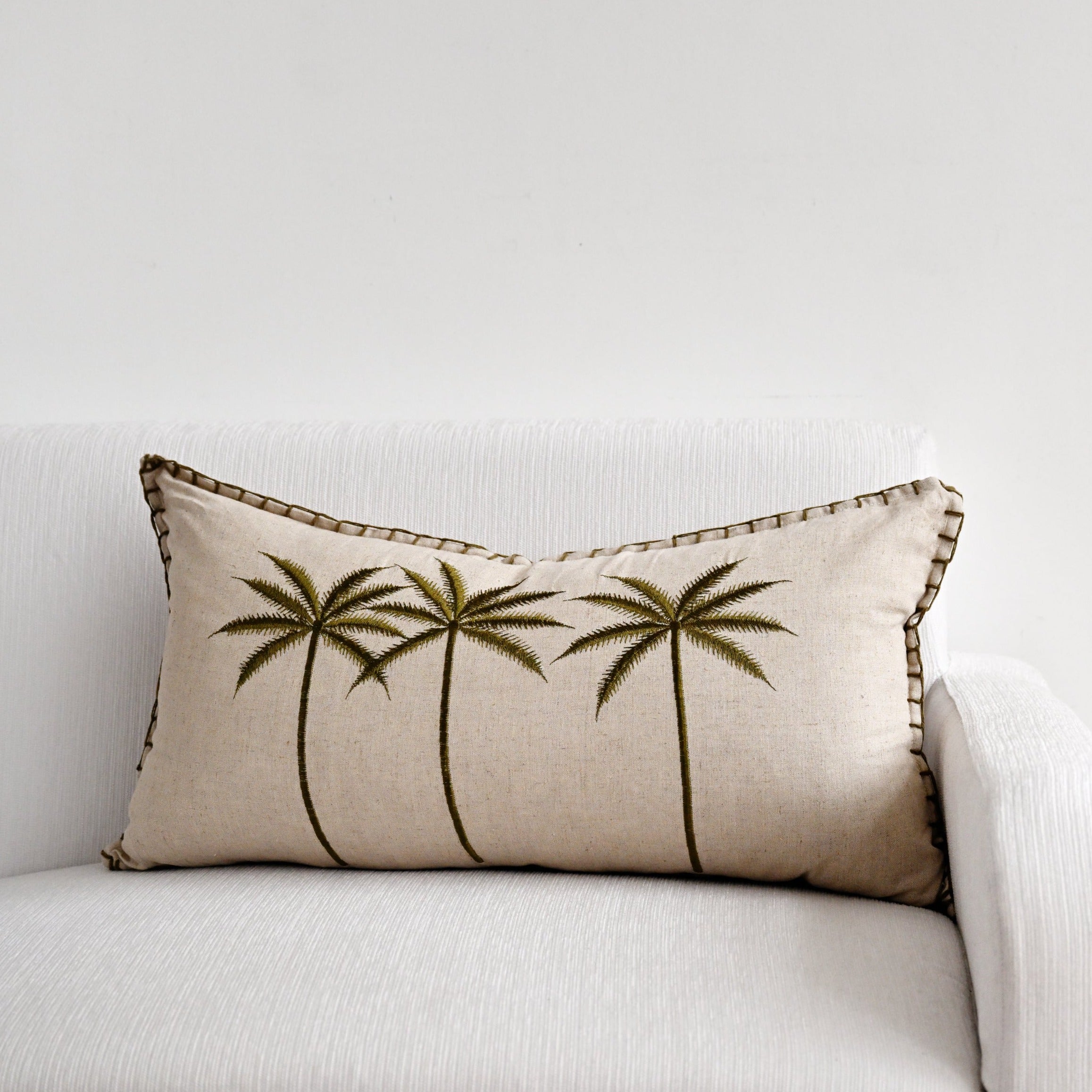 Lillian Palm Tree Cushion 60cm x 35cm