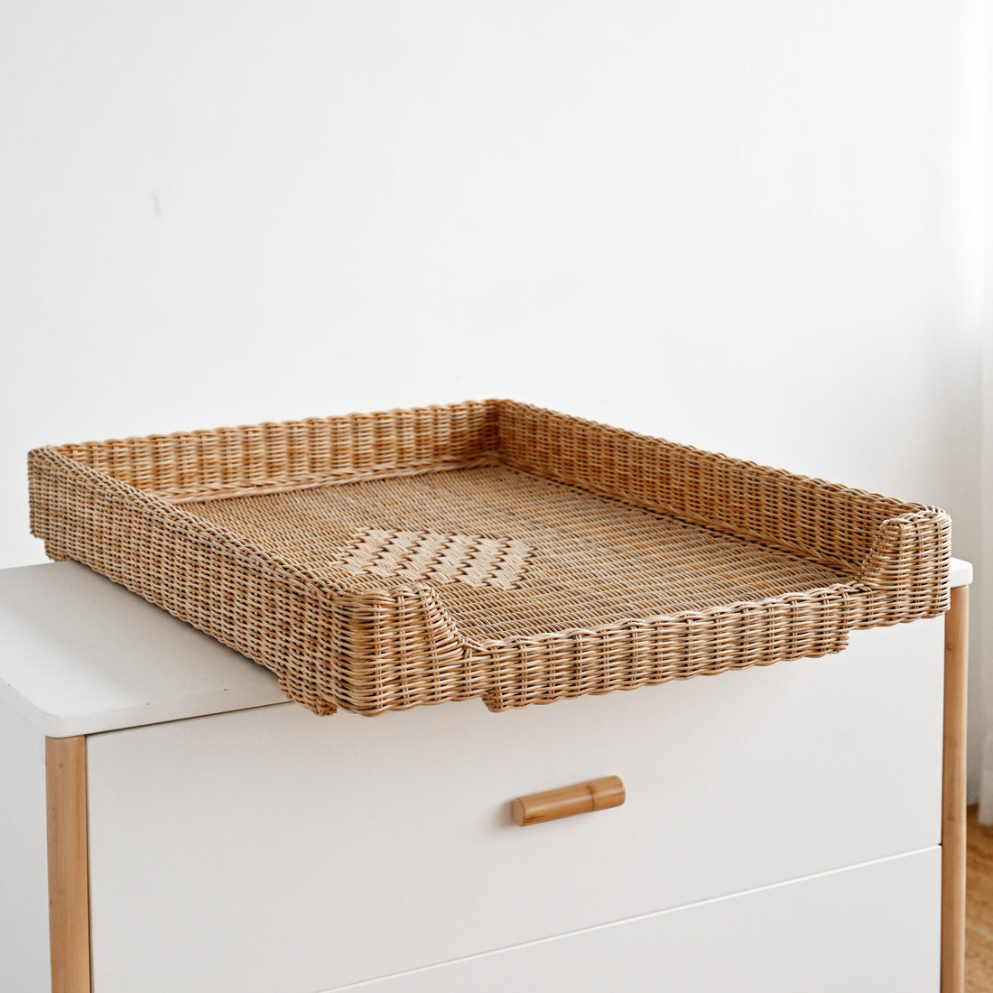 Rattan changing box