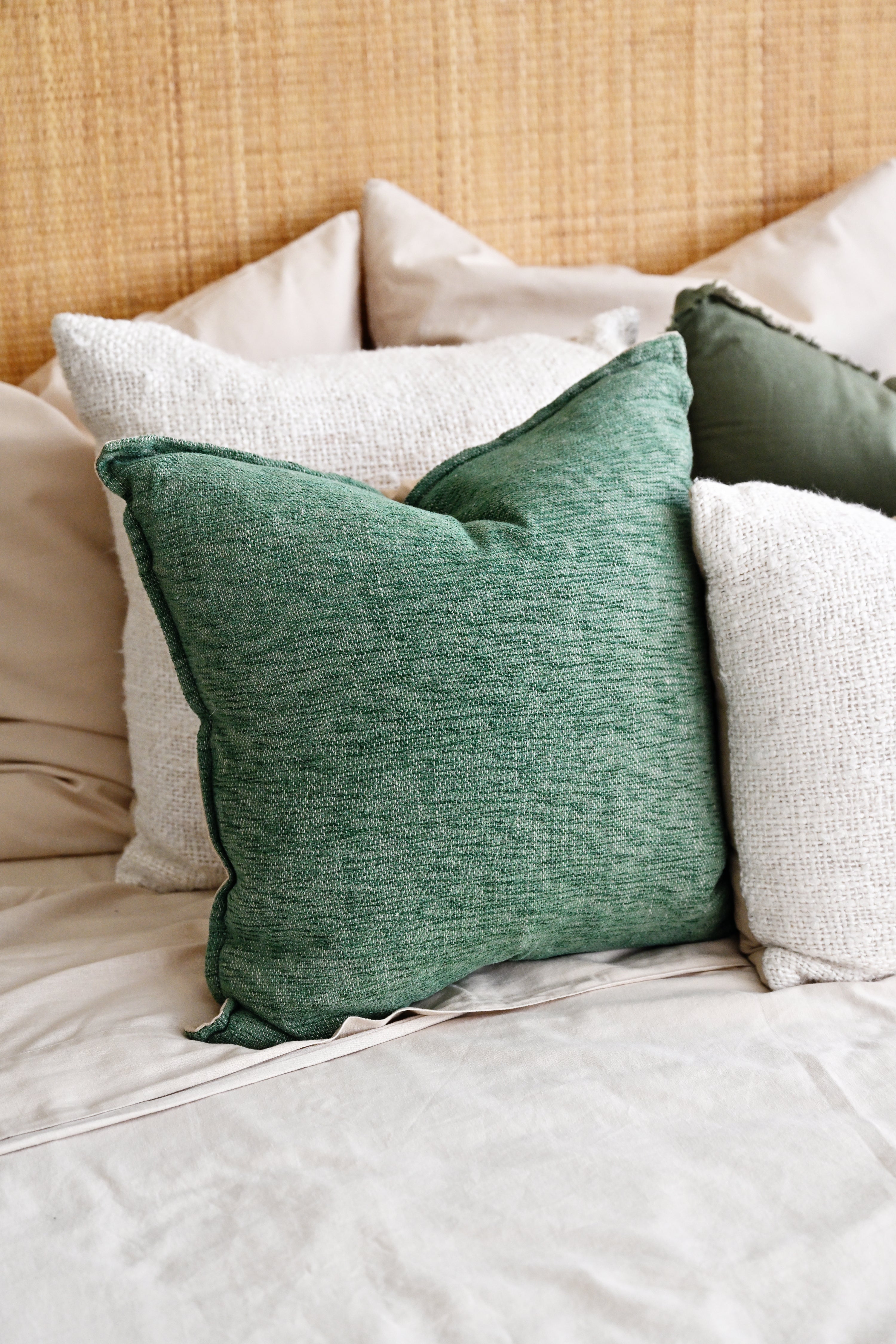 Anaisha Green Cushion Cover