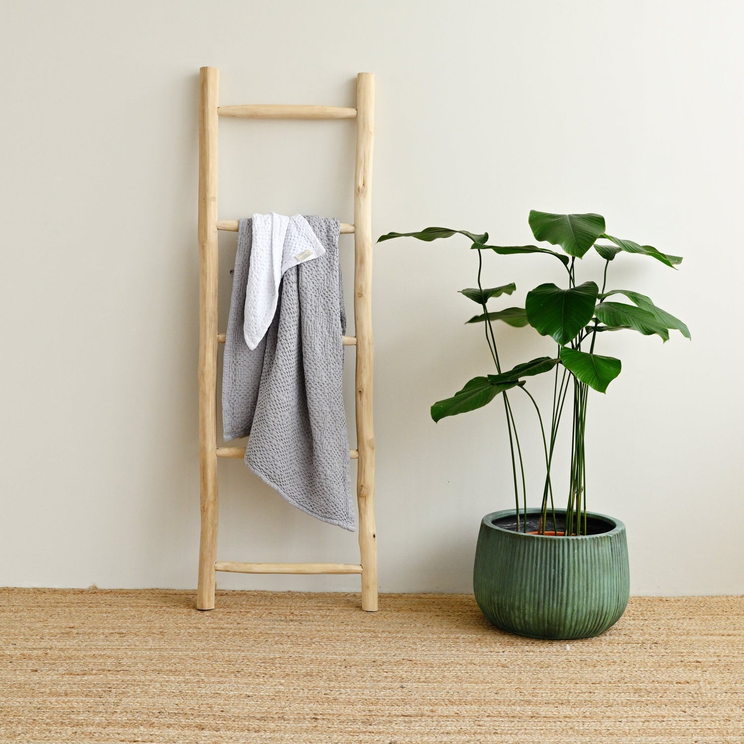 Natural Teak Ladder