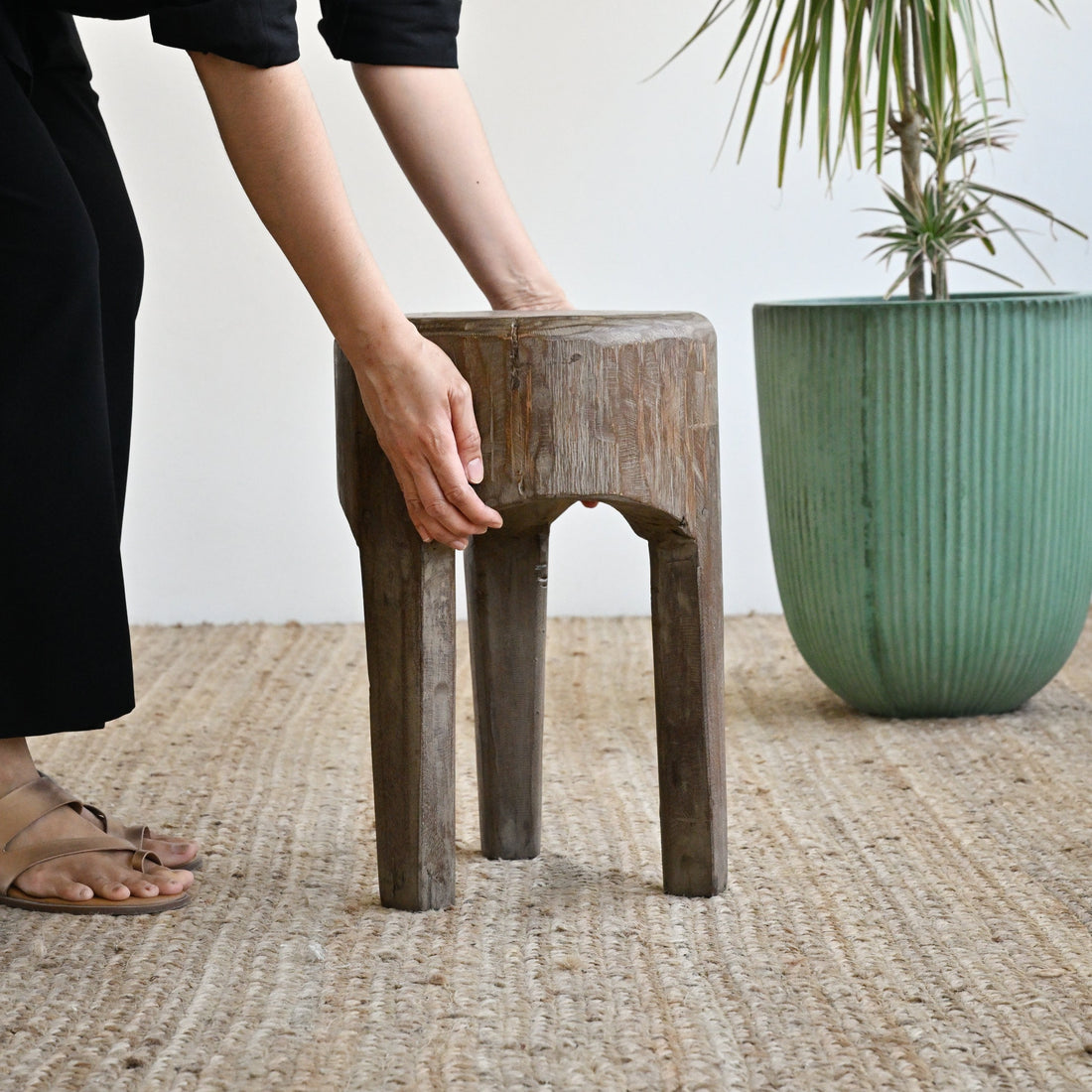 Jodhpur Wooden Stool