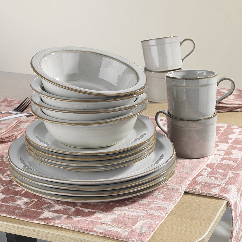 Tahoe Nougat Dinner Set (12 pcs) Island Living