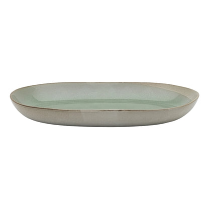 Galet Shallow Oval Bowl - Sage