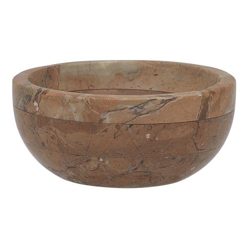 Earth Red Marble Round Bowl - 9cm