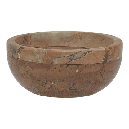 Earth Red Marble Round Bowl - 9cm