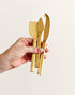 Forge 3pc Cheese Set - Matte Gold