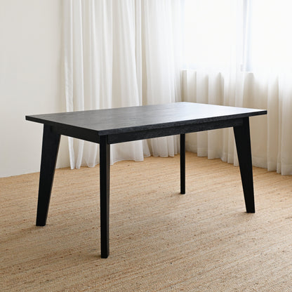 Gili Dining Table - Rustic Black