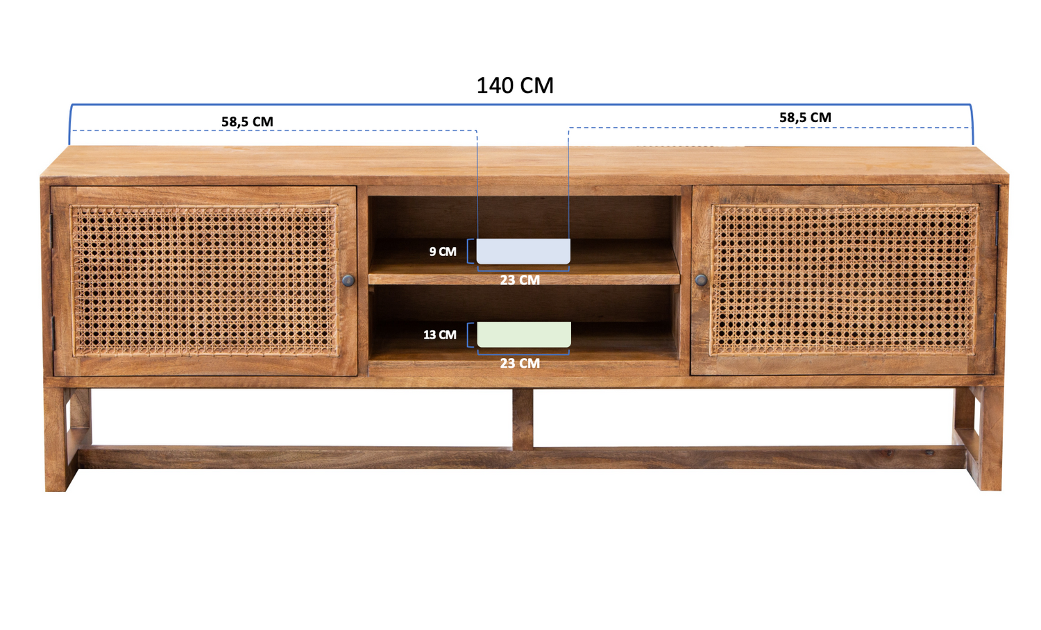Gili TV Console - 140cm - White Wash