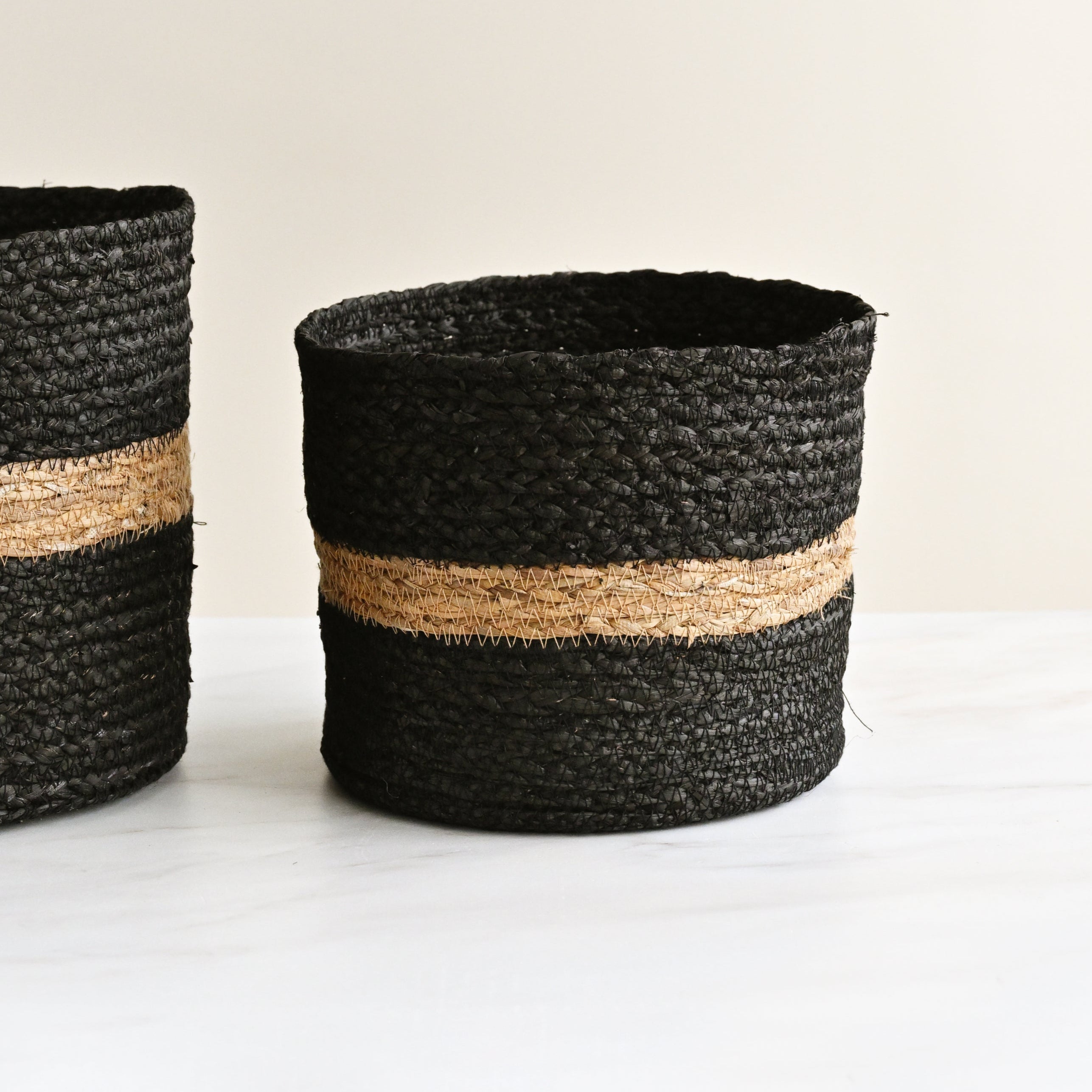 Harvest Cylinder Basket - Black 2