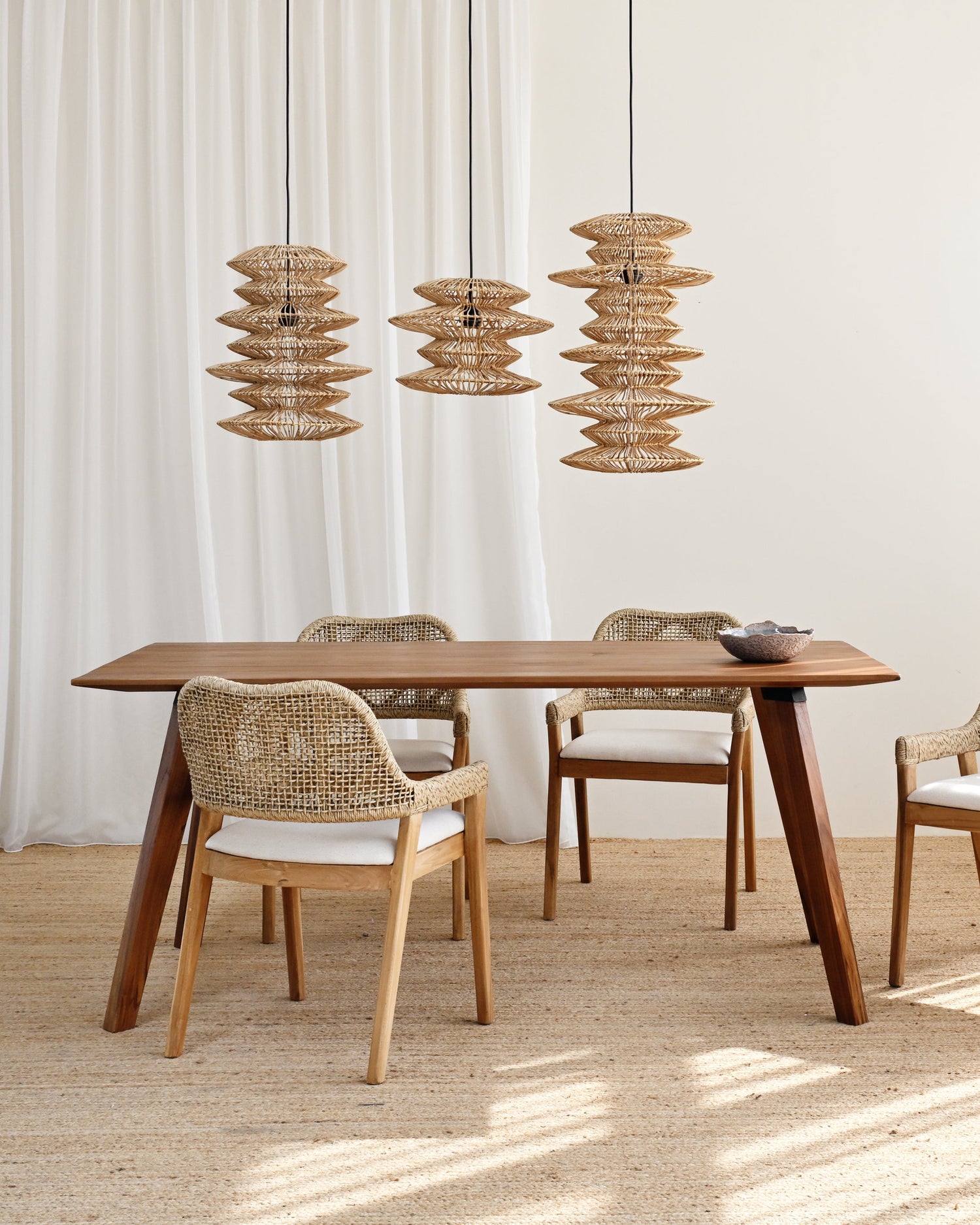 Hive Rattan Pendant Lamp