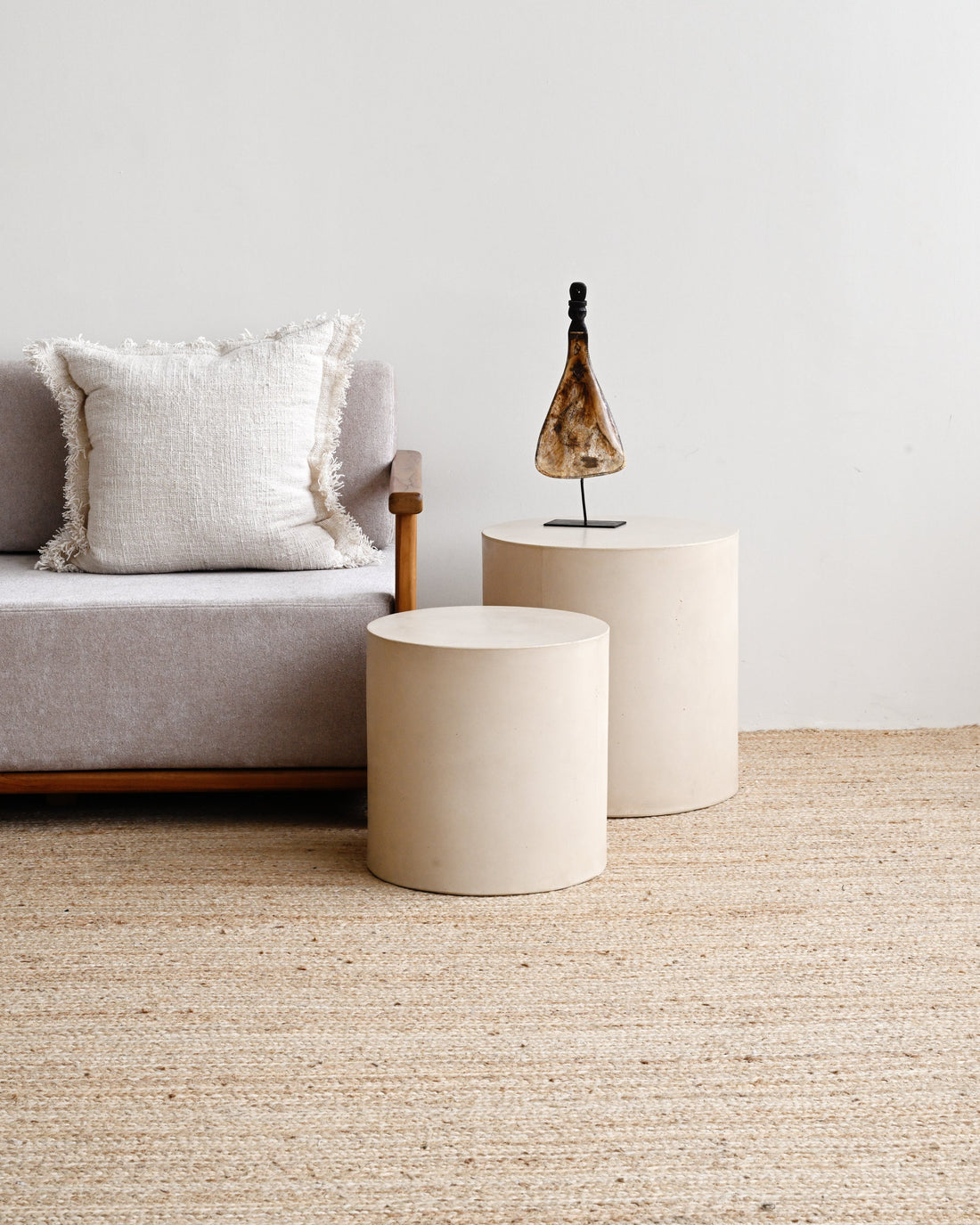 Ito Concrete Side Table - Beige