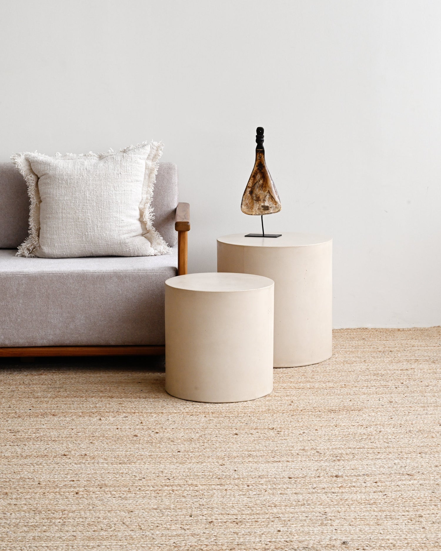 Ito Concrete Side Table - Beige
