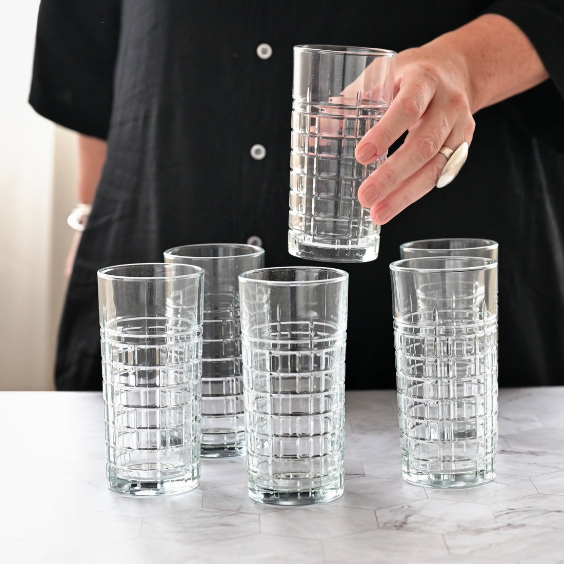 Jasper Hi Ball Tumblers 320ml - Set of 6