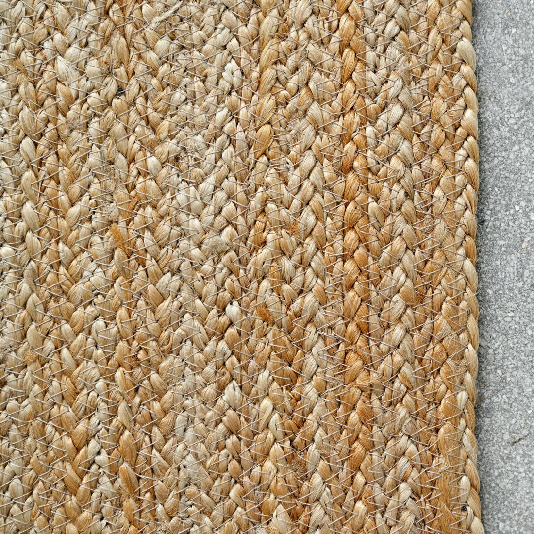 Jute Rectangle Floor Mat 1