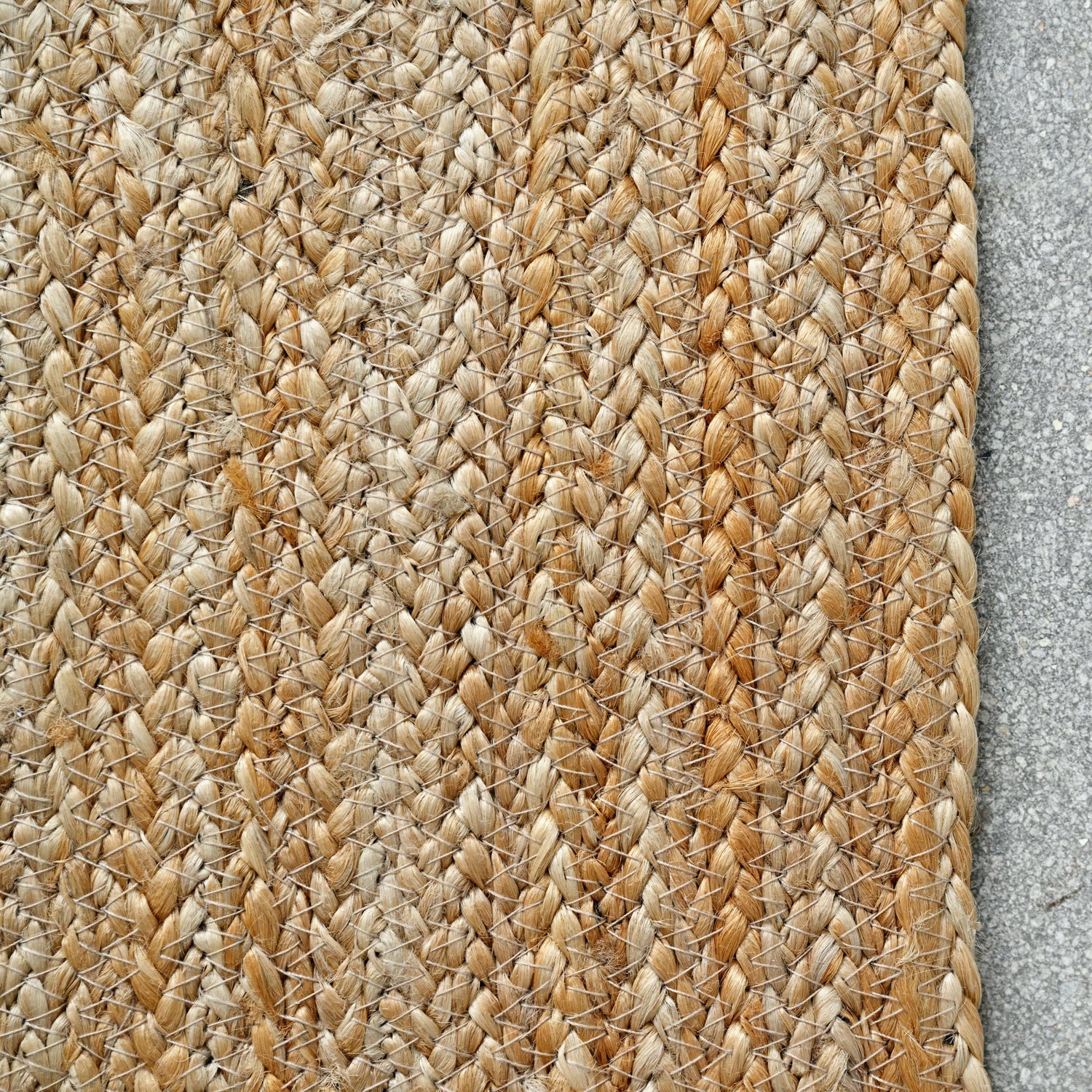 Jute Rectangle Floor Mat 1