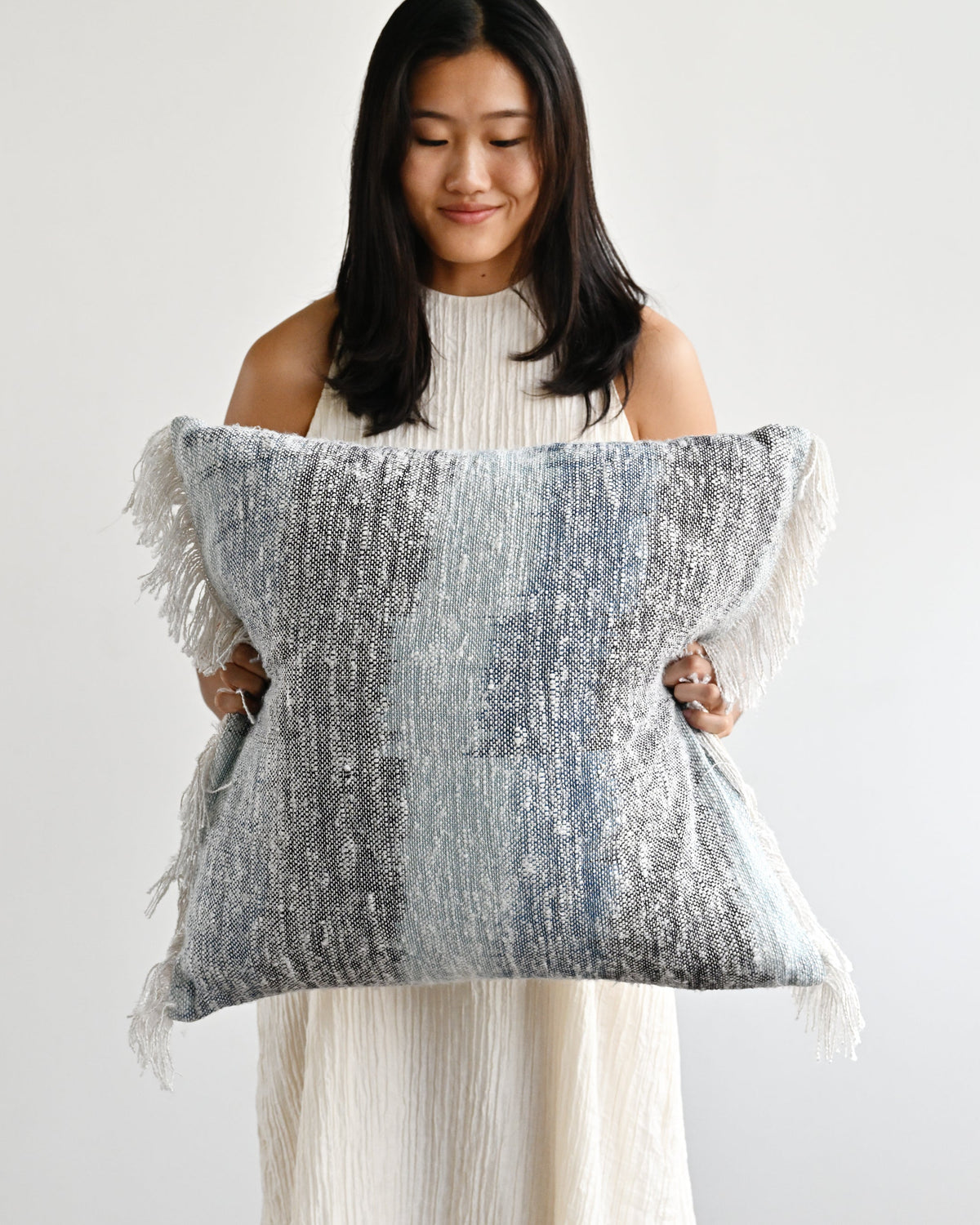Kaeya Blue Cushion Cover - 55cm x 55cm