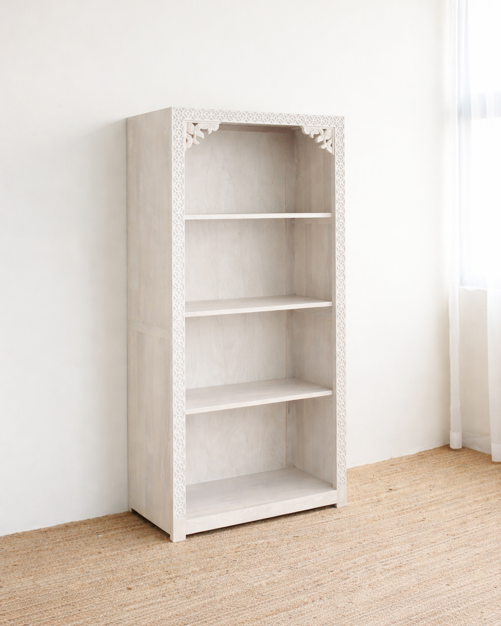 Ketok Bookshelf - White Wash