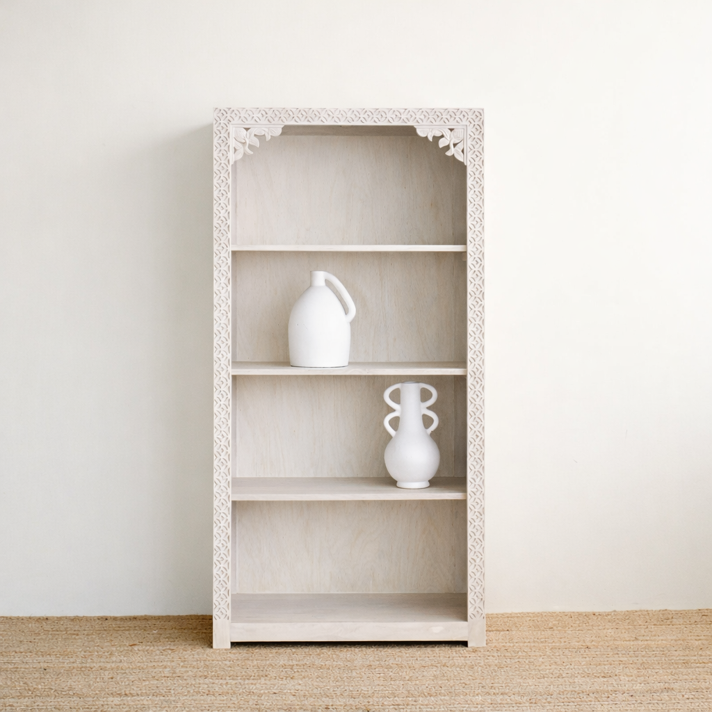 Ketok Bookshelf - White Wash