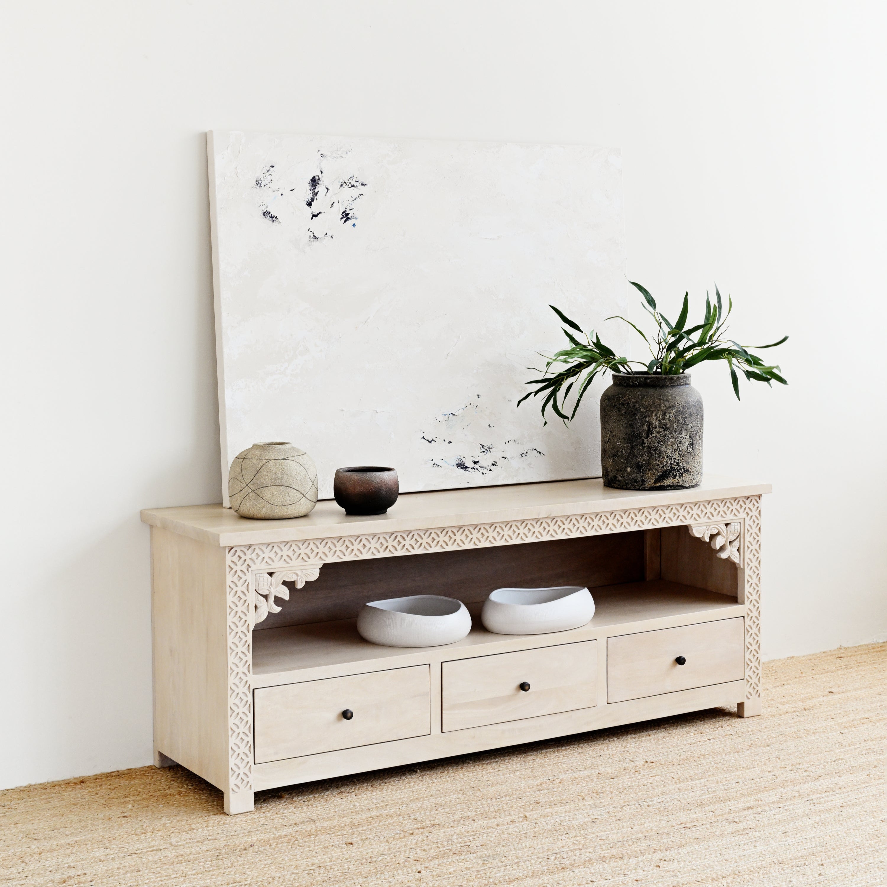 Ketok TV Cabinet - Light Natural 4