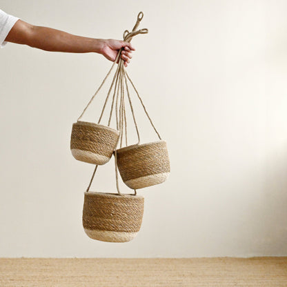 Khulna Hanging Planters - Set of 3 Warehouse_11