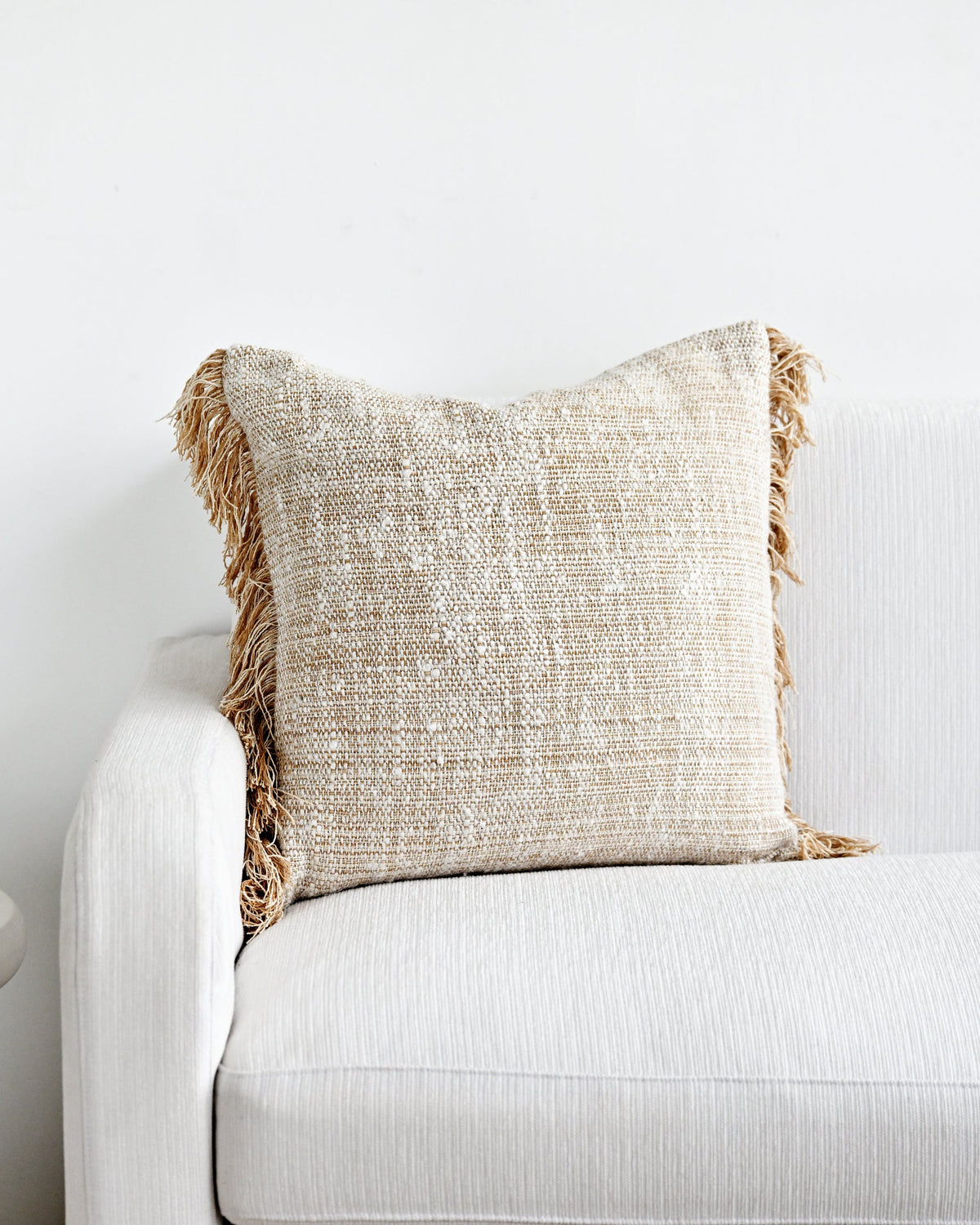 Kimaya Ivory Cushion Cover - 45cm x 45cm
